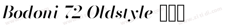 Bodoni 72 Oldstyle字体转换